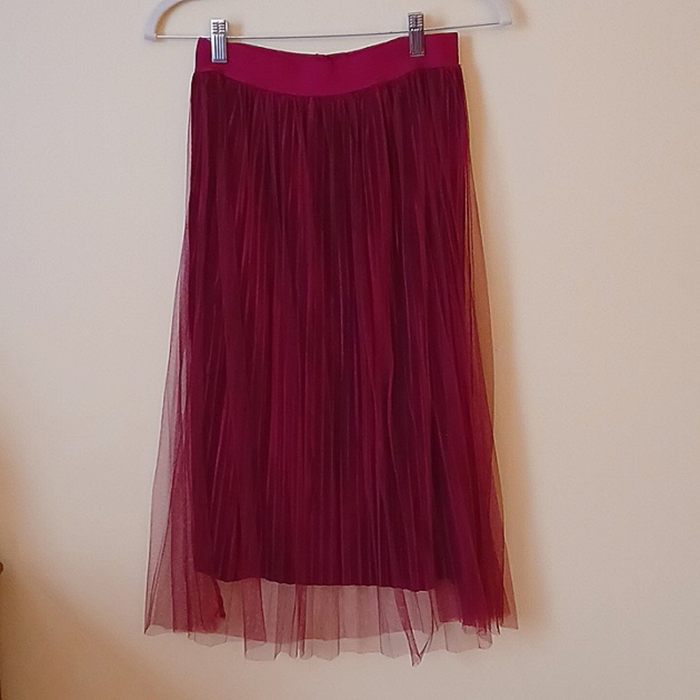 GiGiO Tulle over Velvet Skirt